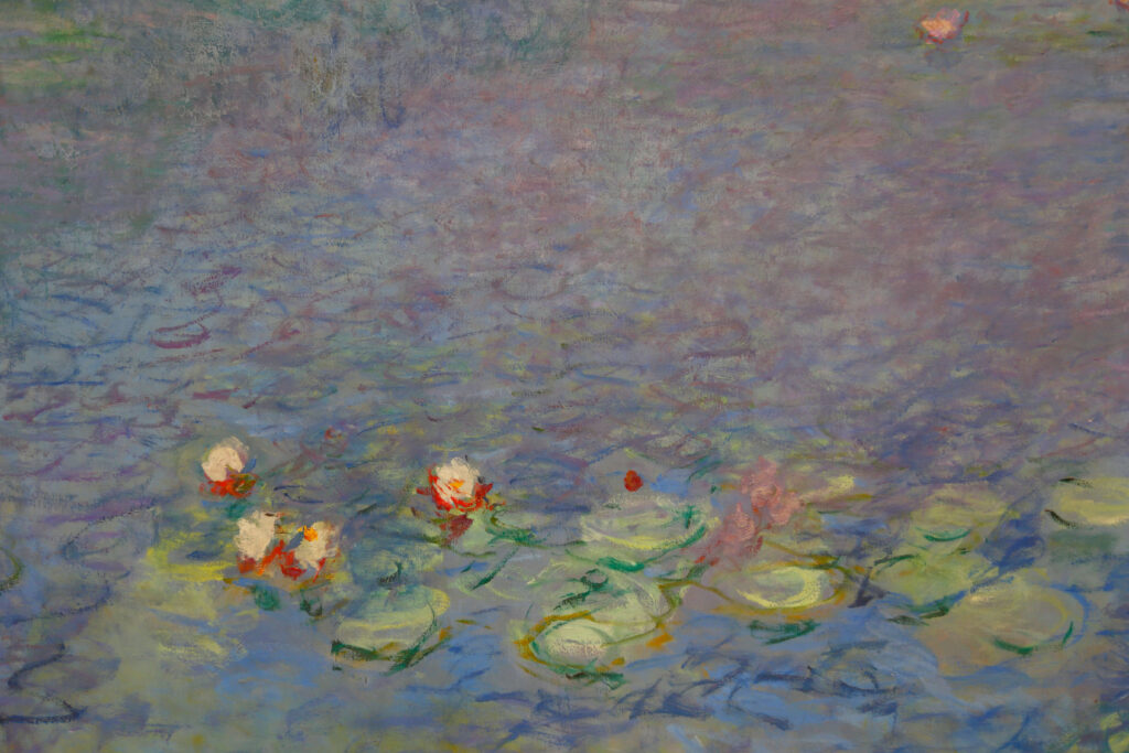 Claude Monet's painting of water lilies 