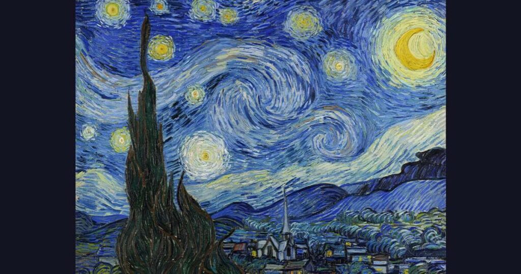 The Starry Night by Vincent van Gogh (1889)